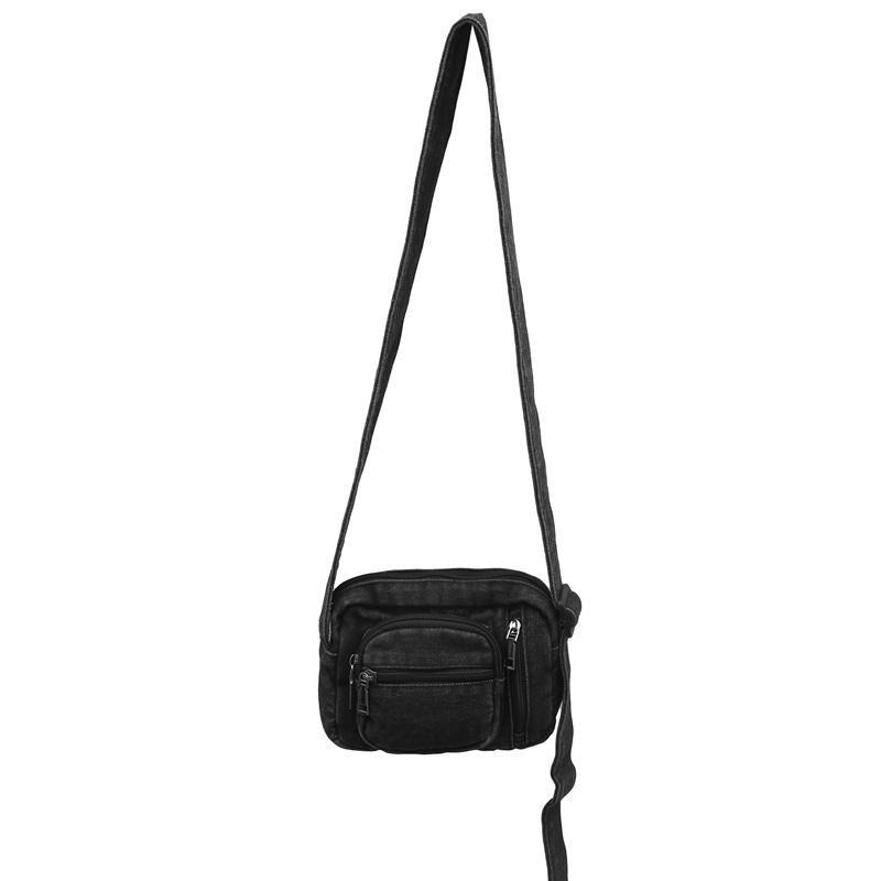 Denim Bag Women's Sports Shoulder Crossbody Bag Men's Mini Mobile Phone Bag