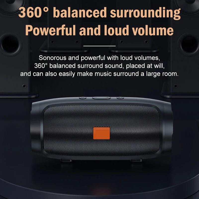 Bluetooth Speaker Dual Speaker Stereo Outdoor TF usb Playback Fm Voice Broadcasting Portable Subwoofer 50 Wireless Speaker