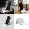 Ergonomic Multiple Angle Waving Shaped Desktop Stand for Mobile Phones E Books Portable ABS Construction Nonslip Base
