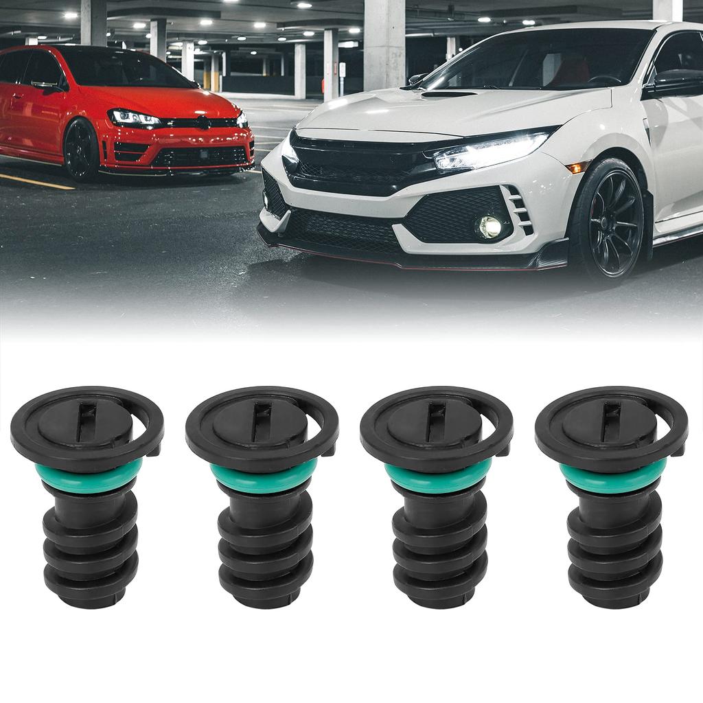 X AUTOHAUX ABS Drain Plug Metal Silver Tone Auto Pan