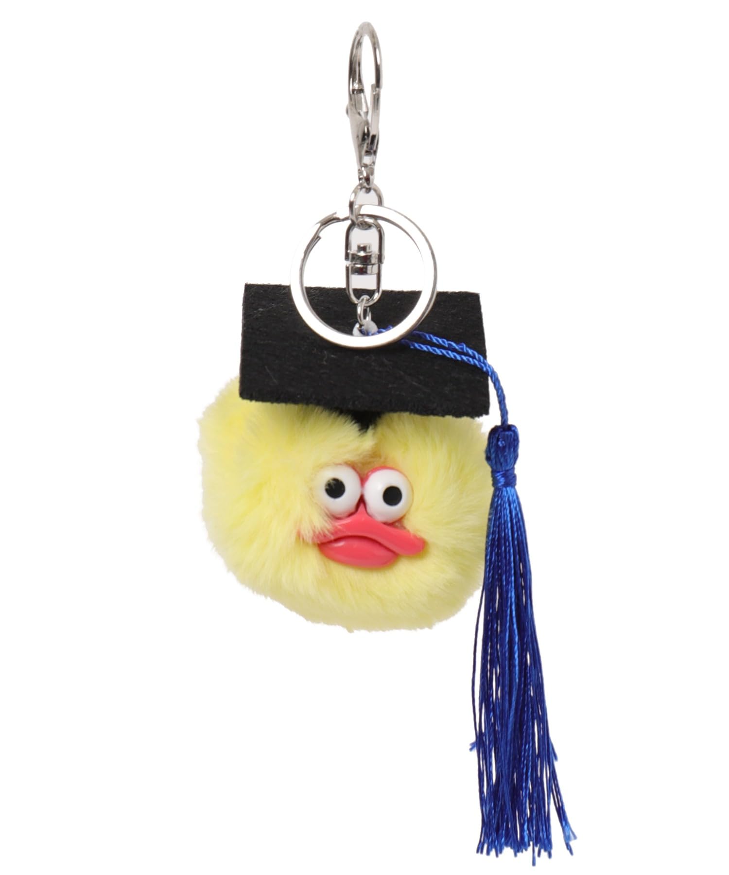 

WEGO Happy Graduation Monster Plush Customizable Present for Size Yellow Keychain, School, Cute, Gift, Women, F,