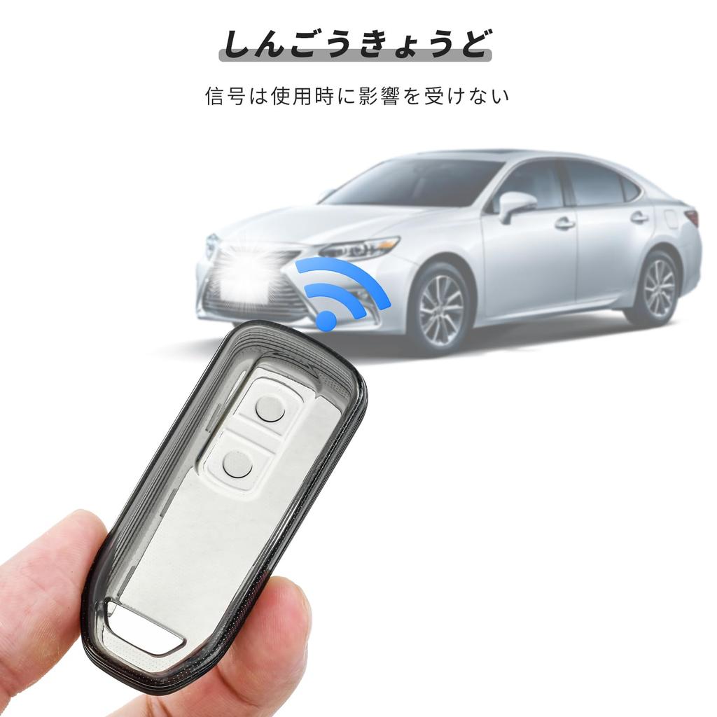 [OFFCURVE] Smart Key Case Transparent Case for Honda NBOX Compatible