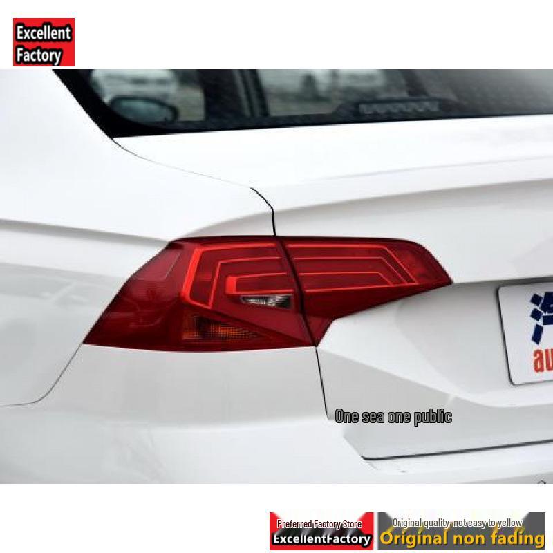 Compatible Rear Tail Light Assembly & Brake/Turn Signal Cover for 16/17/18 Volkswagen Bora Inner & Outer Housing