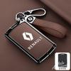 Metal Car Key Case For Renault Megane III Grand Scenic III Laguna III Koleos Fluence Clio Kangoo Latitude Leather Protect Shell Z666