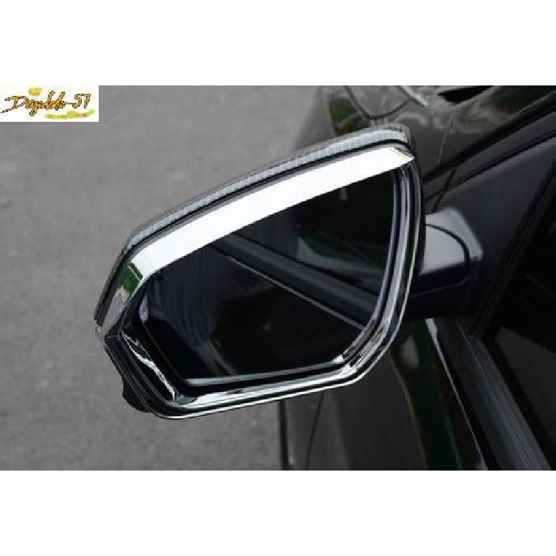 2X Fit For Chevrolet Equinox 2018- Chrome Rear View Mirror Sun Rain Guard