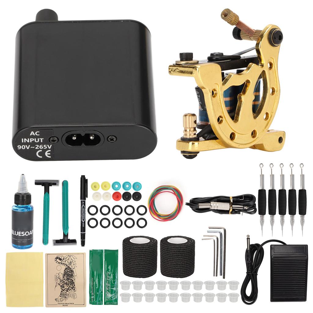 Professional Tattoo Machine Kit Tattoo Pigment Cup Repair Cream Tattoo Accessories for Beginners