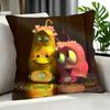 cartoon Larva Cushion Cover Cushion Cover Set Pcs x x x Pillowcase Decorative Sofa Home Decor