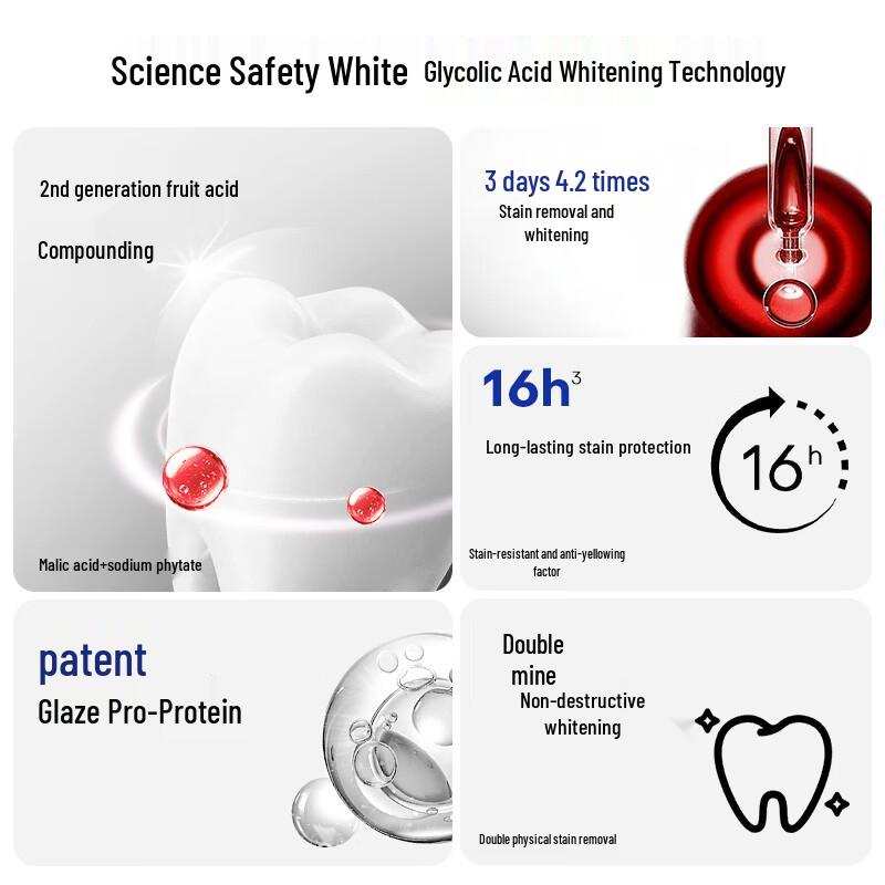 VEBANLER Fruit Acid Whitening & Stain Removal Toothpaste