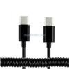 R6FF Spring Type C Male to Type C Male Charging Cable Data Cord USB2.0 480Mbps