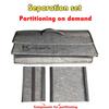Upgraded Partition Storage Function Anti Slip Compartment Boot Storage Tool Car Storage Bag Car Trunk Felt Storage Accessories
