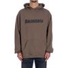 Balenciaga Boxy Logo Hoodie 'Taupe Black' Men's 729361TNVL27761