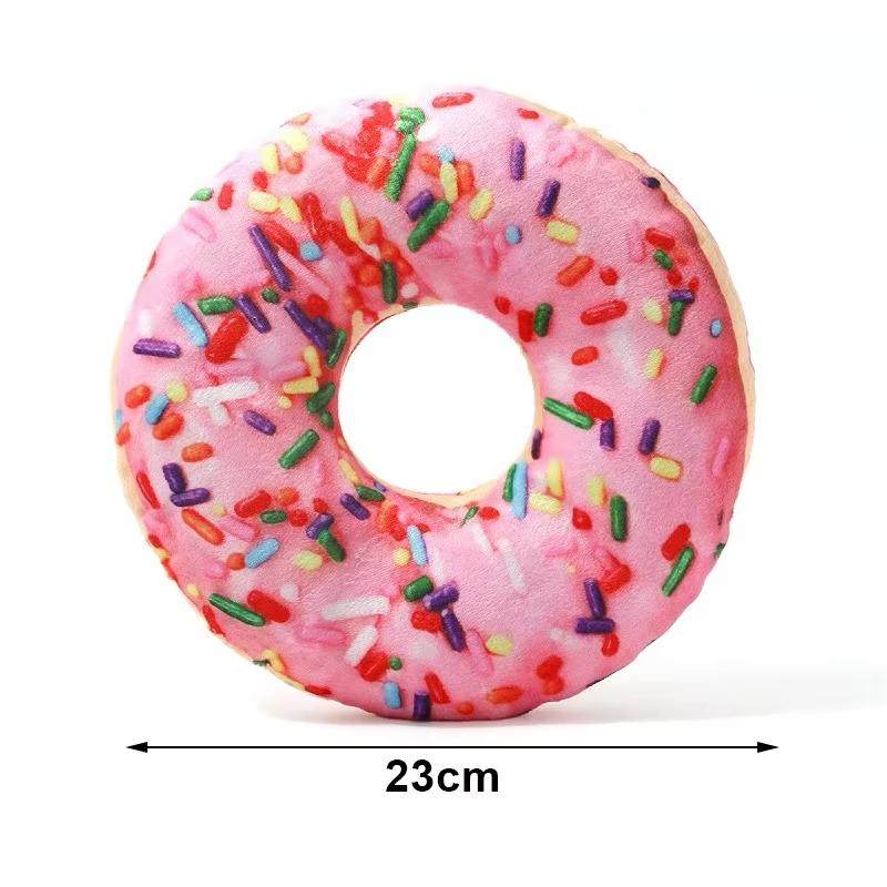 

OUZEY Pizza Shape Pet Squeaky Toys Bite Resistant Plush Dog Toys Interactive Cleaning Teeth Puppy Chew Sound Toy Pet Accessories