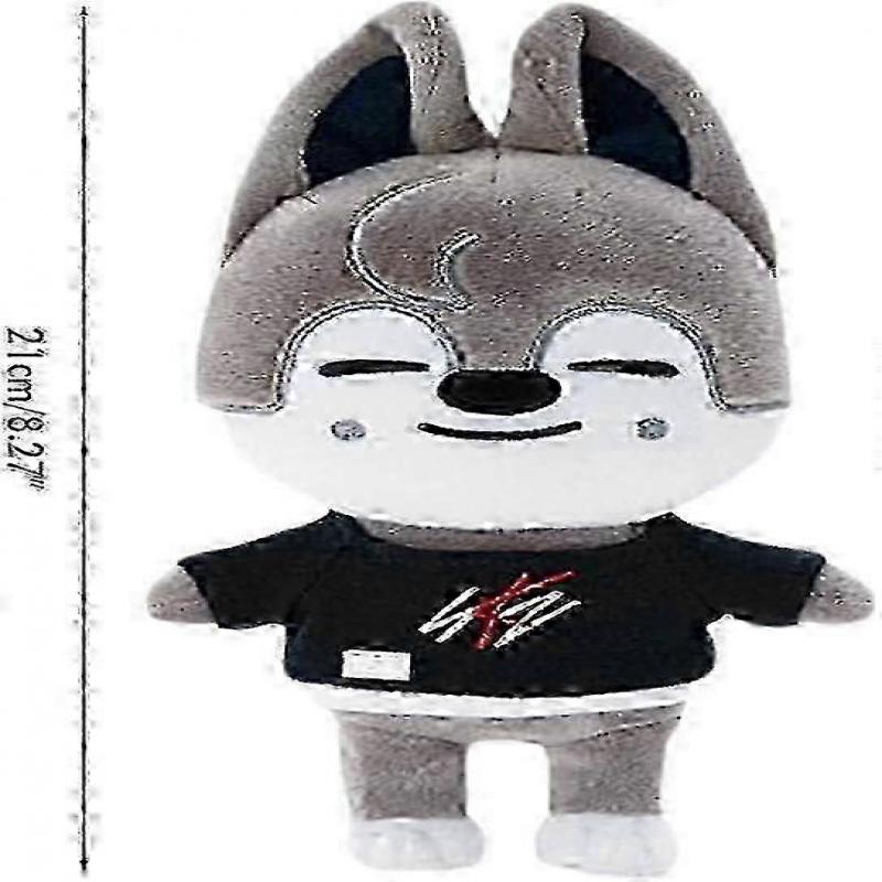 Stray Kids SKZOO White Cat Plush Toy 20.8cm Soft Stuffed Animal Cute Doll for Kids Birthday Gift