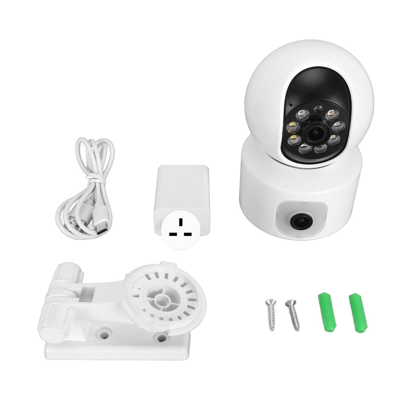 

Indoor Security Camera 2K HD Night Vision Motion Detection 5G 2.4G Wireless Smart WiFi Baby Monitor UK Plug