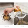Sink Leftovers Strainer Sink Filter Mesh Reusable 2 Colors Vegetable Cleaning Filter Bag for Bathroom Kitchen