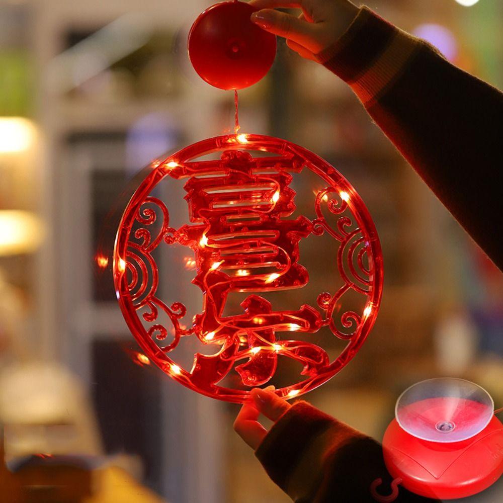 Přísavka Okenní lampa Dekorace Dračí světlo Přívěsek Čínský Nový rok Nový rok Závěsné světlo