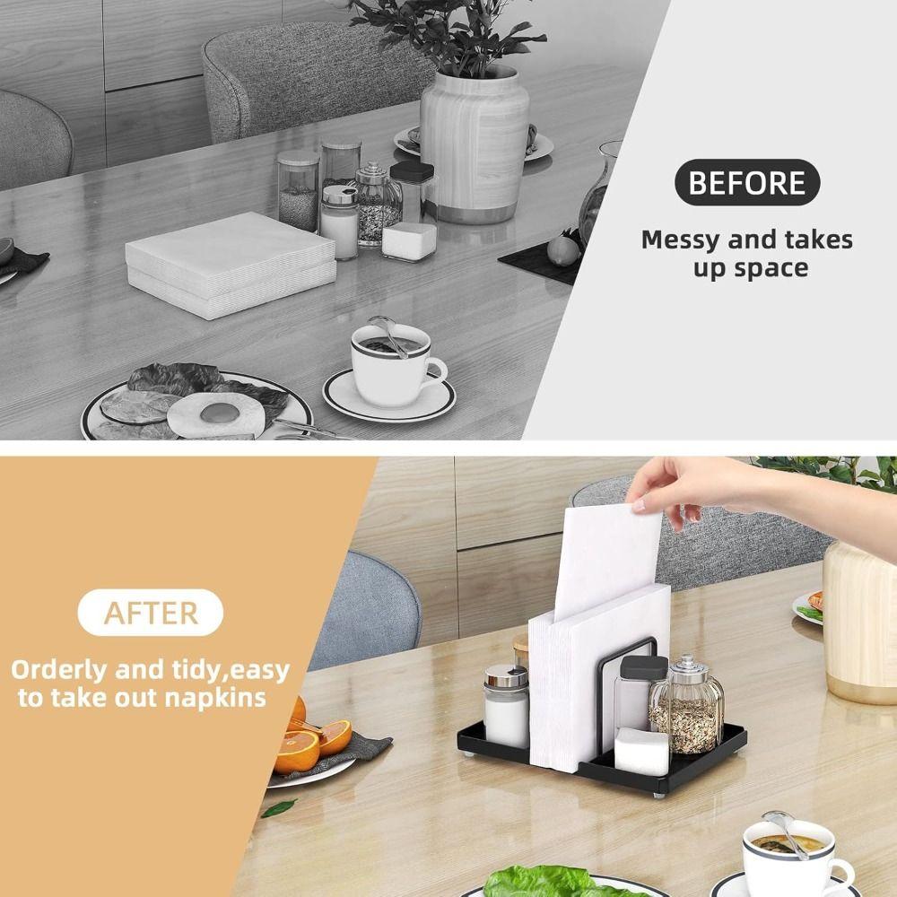 Aluminium Napkin Holder for Table Multi-purpose Towel Holder  Dinner Picnic Decor