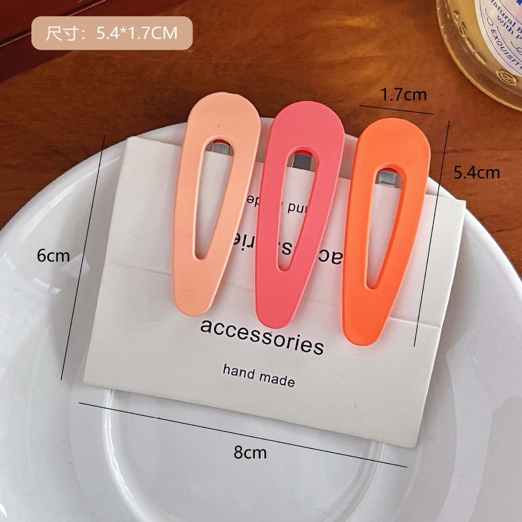 3pc Fashion Cute Bright Color BB Hairpin Hair Side Clips for Girls Women Kids Childs Ladies Gift Party Hair Accessories