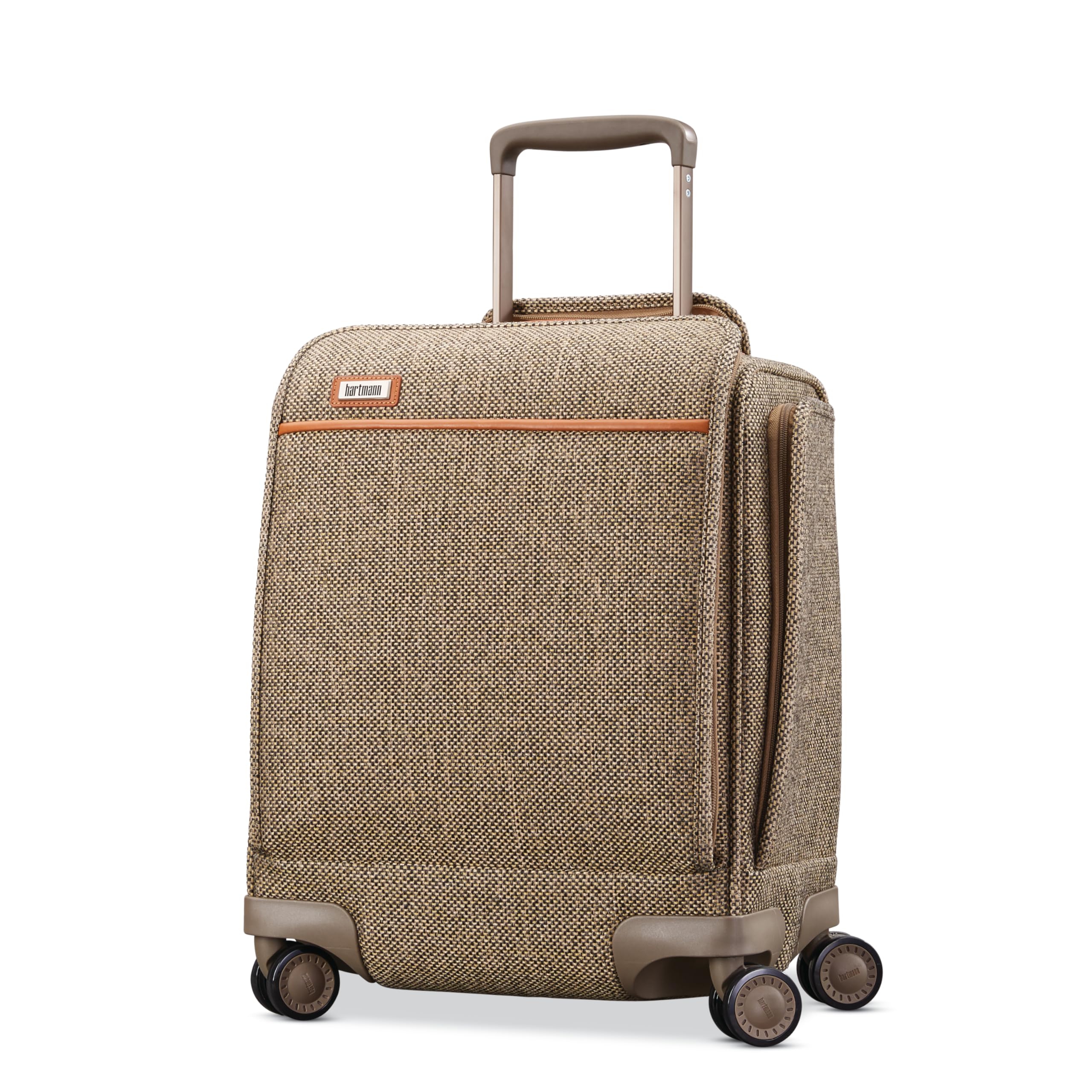 

Hartmann Tweed Legend Carry-On Underseat Spinner Suitcase, Carry-On, SS Size, 31L, 46cm, 3.3kg, Natural Tweed