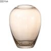 Amber Color Glass Vase Transparent Hydroponics Flower Pots Decorative Flower Arrangement Desk Decoration Vases Modern Home Decor