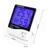Hygrometer Thermometer Temperature Humidity Meter Alarm Clock Calendar Tester with LCD Screen for Eyelash Extensions