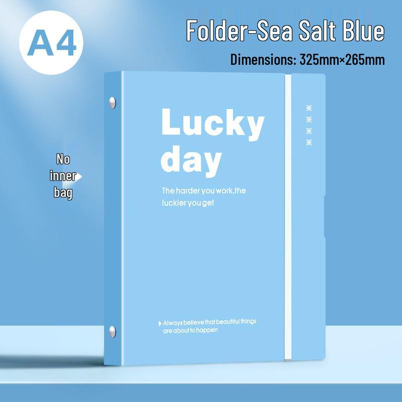 A4 Loose-Leaf File Bag for Documents and Test Papers