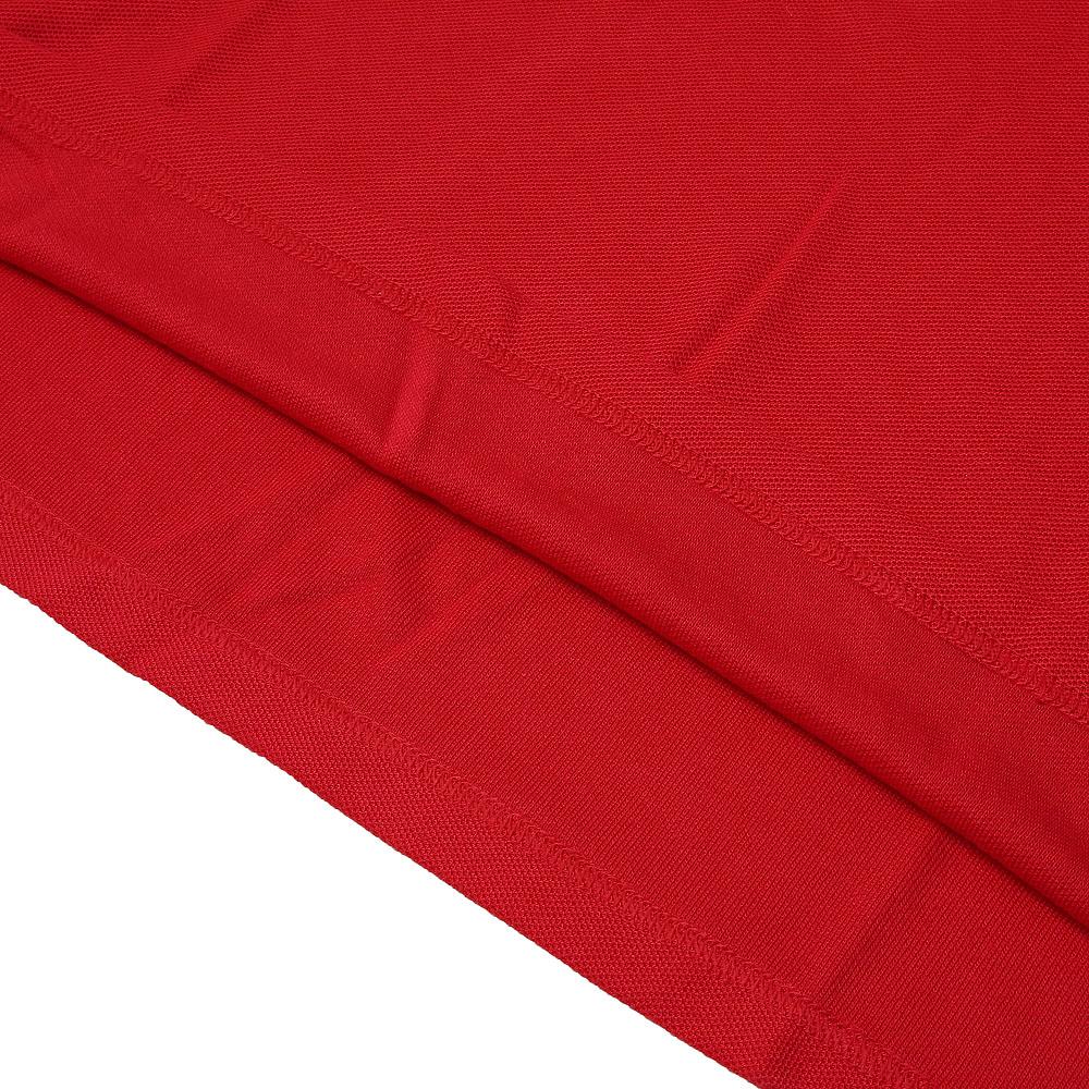 Adidas MUFC Solid Color Casual Comfortable Soft Short Sleeve Polo Shirt Men tops Red CE6521