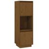 Vidaxl Cabinet, Honey Brown, 38X35X117 Cm, Solid Pine Wood