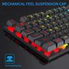 104 Keys Wired Keyboard RGB Colorful Gaming Keyboard Mechanical Feel keyboard Standard Keyboard for Windows Laptop Computer