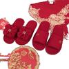 Wedding slippers wedding celebration a pair of home groom and bride couple indoor essential supplies bridal dowry slippers