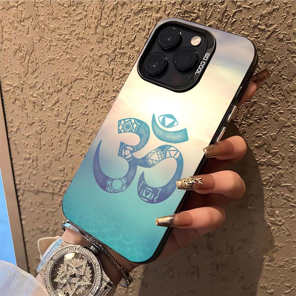

Aum Om Yoga Phone Case Phone Case For iPhone 14 16 15 11 12 13 Pro Max Mini Plus Shockproof Cover iPhone15