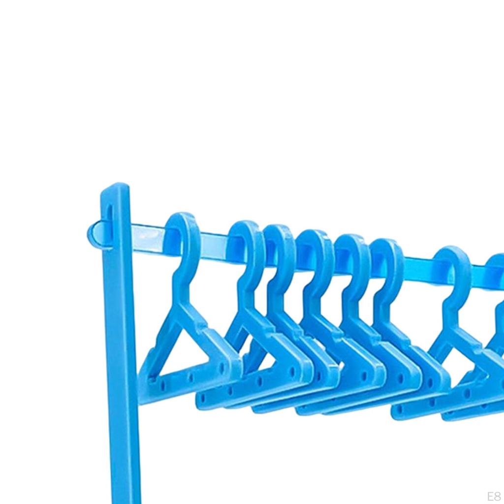 Creative Earring Display Stand, Earrings Storage Rack, 8 Mini Hangers Jewelry Organizer for Women