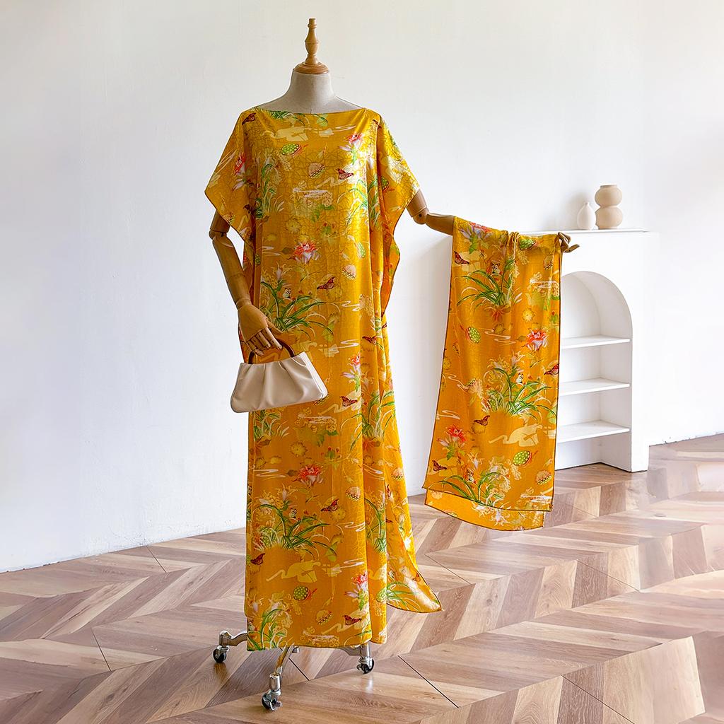 New Fashion Hot Summer Scraves For women Plus Size Luxury Design Casual Print Vintage Elegant Floral Female Scraf