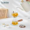 Nanshan Heat-Resistant Glass Semi-Automatic Teapot