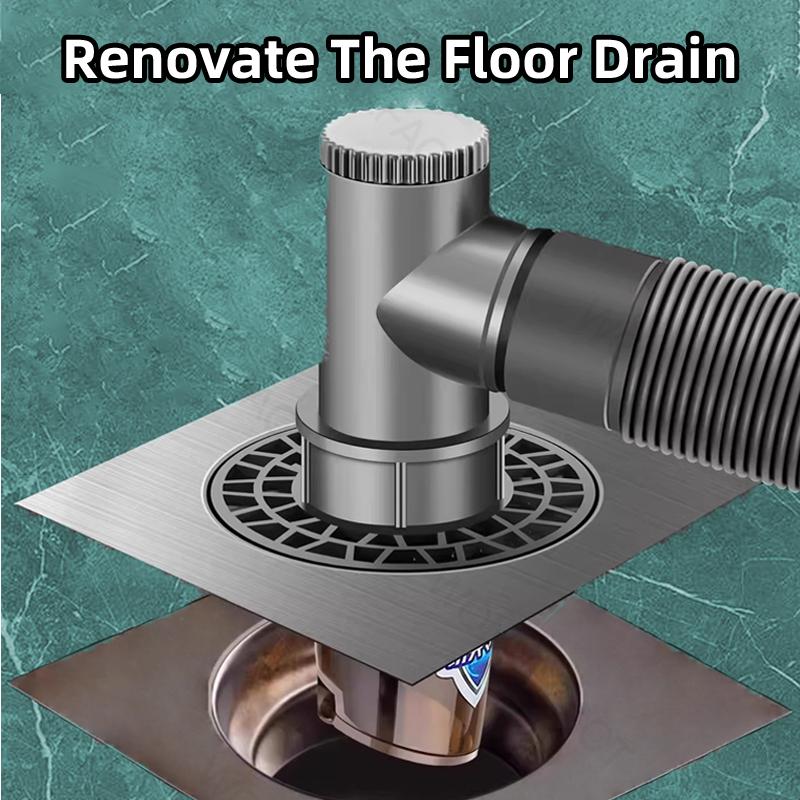 15x15 Washing Machine Floor Drain  Plumbing Sewer Drain Pipe Floor Drain Deodorant Core Plug Washing Machine Drain Cover Bed Bug
