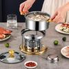Huihuang 304 Stainless Steel Mini Hot Pot with Alcohol Stove