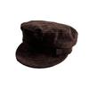 Withsuede Beret Vintage Fabric And Solid Color For Art And Fashion Lovers