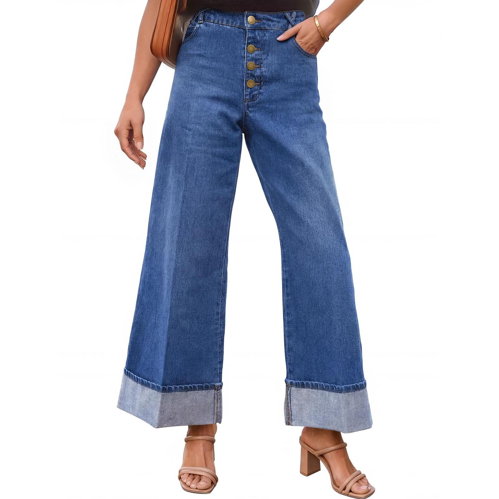 Women s Casual Fashion High-Waisted Pants L