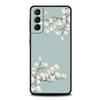 Cherry Blossom Tree Phone Case For Samsung Galaxy S24 S23 Ultra S22 S21 S20 FE 5G S10 S10E S9 Plus S8 Soft Silicone Black Cover