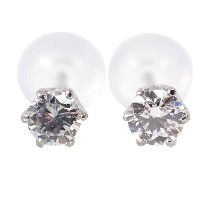 [New] Pt900 Diamond Studs 0.13ct, 0.13ct Earrings/g518-92