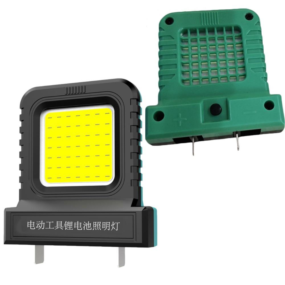 Compact 14W LED Lantern for 20V 21V Batteries Plastic Metal Housing Red Black