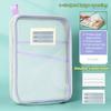 Mesh Pouch Bag File Bag A4 Zipper with Handle Document Organizer