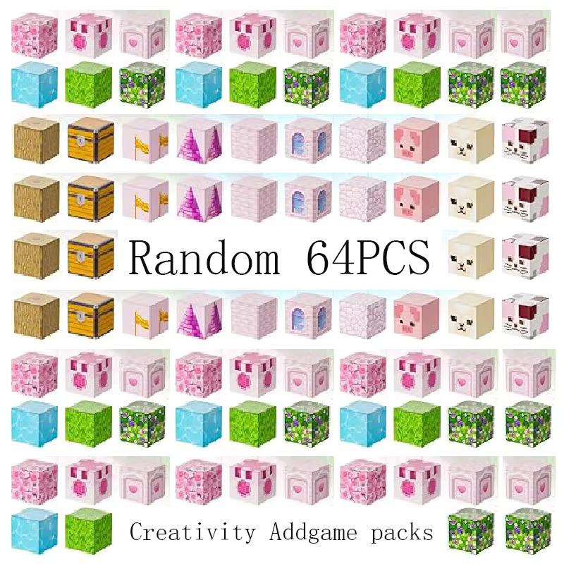 Princess Castle World Magnetic Block Set Fantasy Girl Magnetic Building Blocks Mine World Magnet Cube Birthday Gift DIY Toy