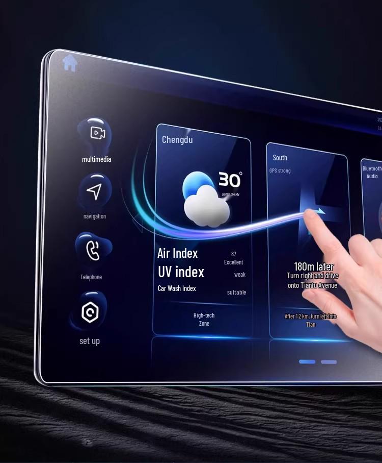 Geely 5th Gen Emgrand Tempered Screen Film for 26 Center Console Models (2026)