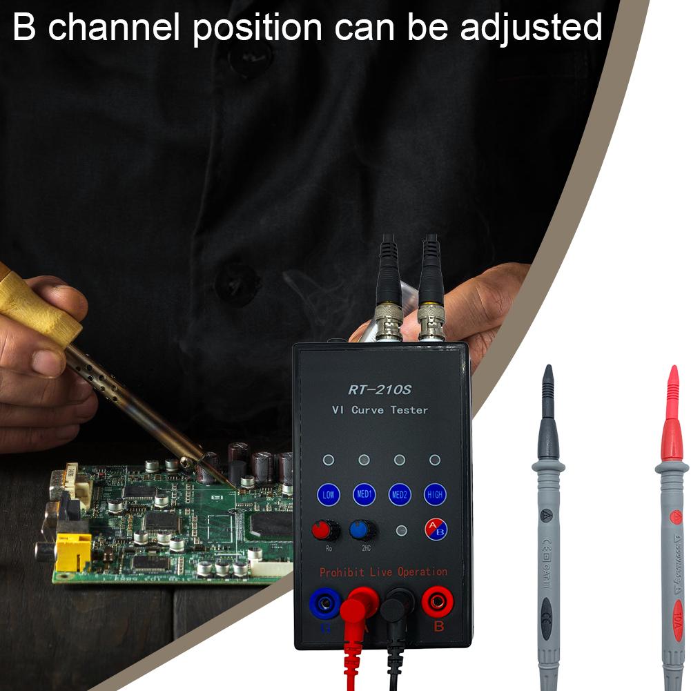 VI Curve Tester Dual Channel Simultaneous Display Handheld Circuit Board Online Detection ASA Tester Circuit Board Test Device