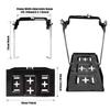 ABS Metal Auto Battery Tray With Groove Long Service Life Adjustable Battery Tray Portable Good Bearing Capacity