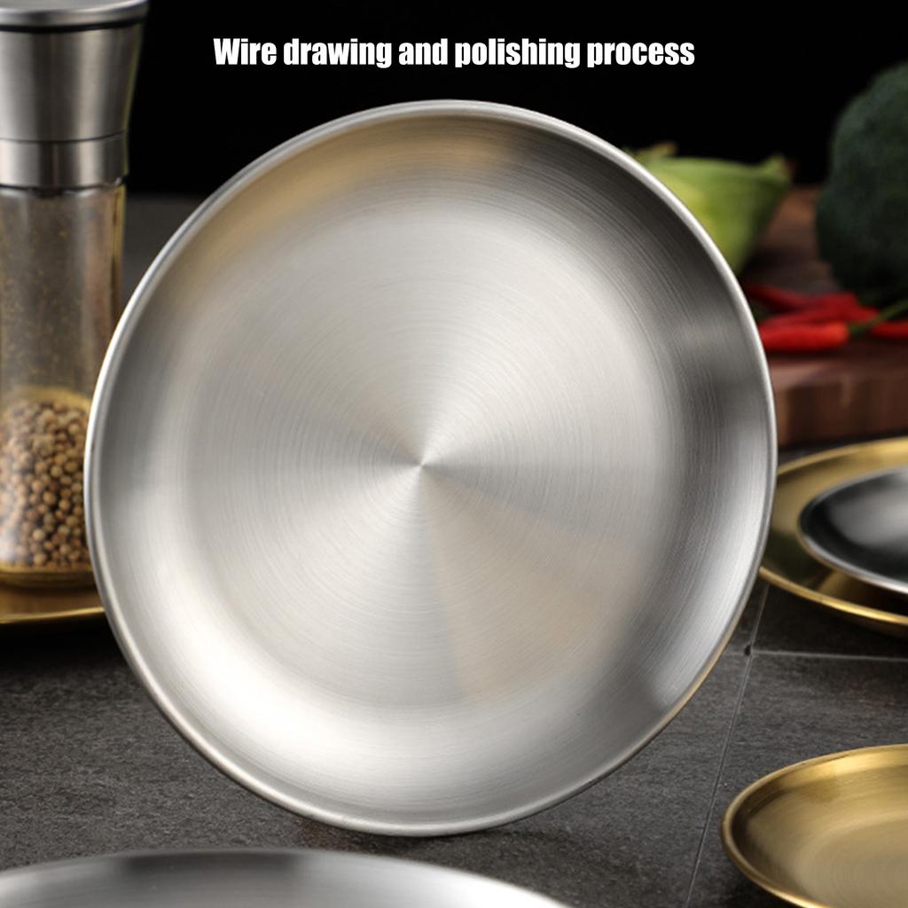 5Pcs Multi Purpose Stainless Steel Sauce Bowls Accessory Durable Stackable Serving Dishes for Kitchen Party Events