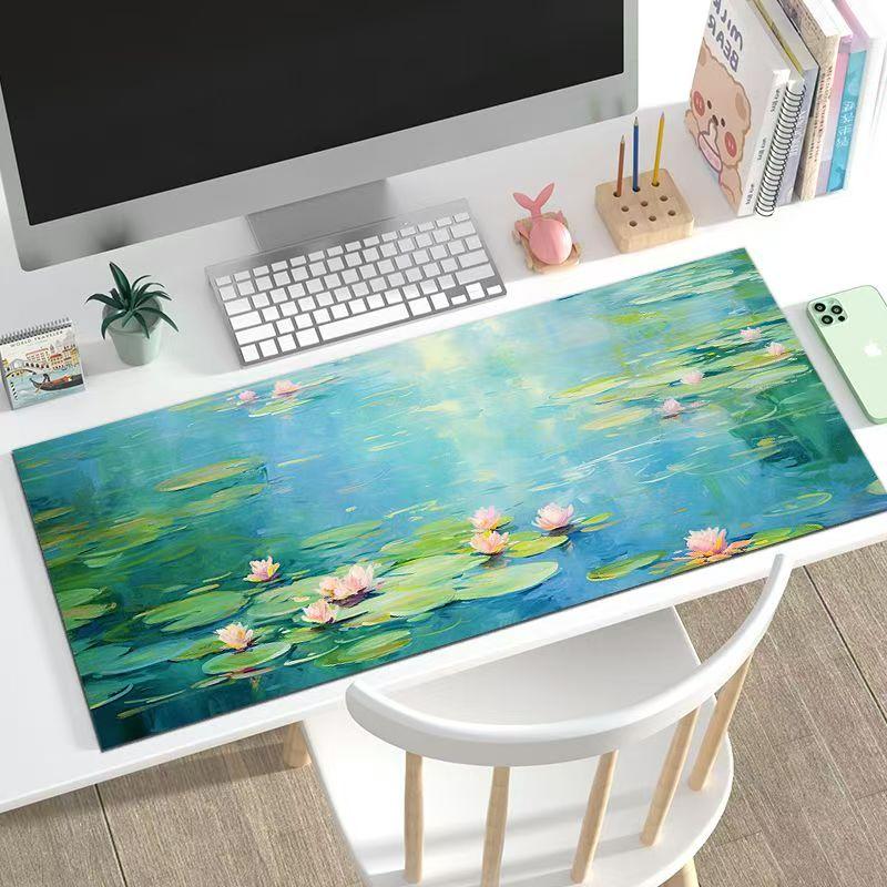 Oversized Mouse Pad Simple Boys And Girls Esports Game Office Wrist Guard Computer Desk Mat