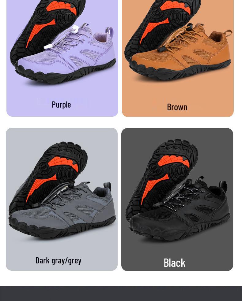2025 Summer Wear-Resistant Outdoor Hiking & Five-Finger Breathable Trekking, Climbing, Cycling, Swimming, Wading Shoes