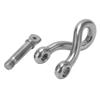 10mm Twisting Shackle Stainless Steel Screw Pin Anchor Shackle for Marine Yachting M10